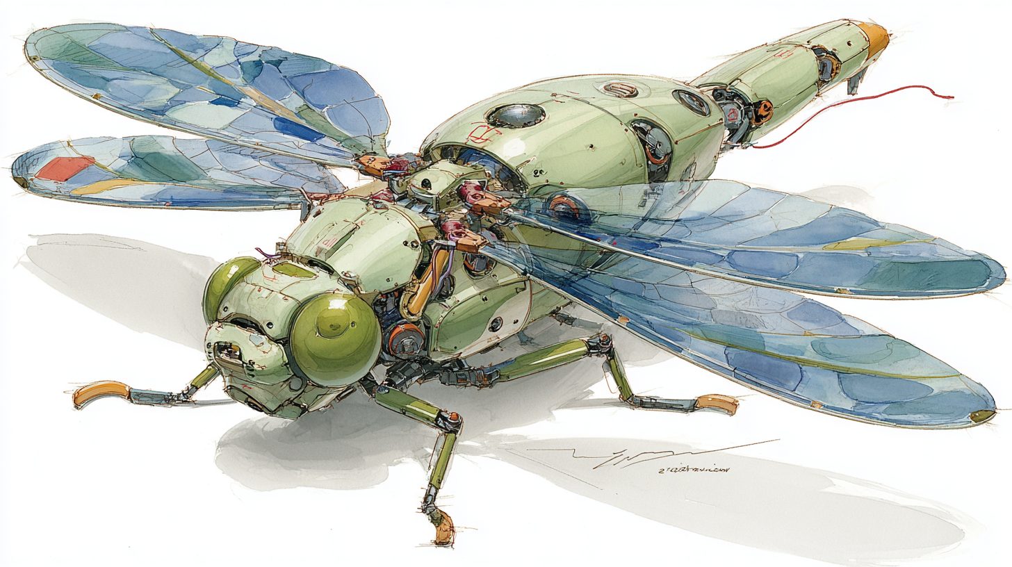 Field illustration of a D.R.A.G.O.N.F.L.Y.S. long-range interdiction drone.